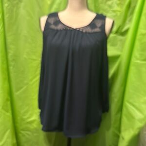 Elegant navy Blue Top
